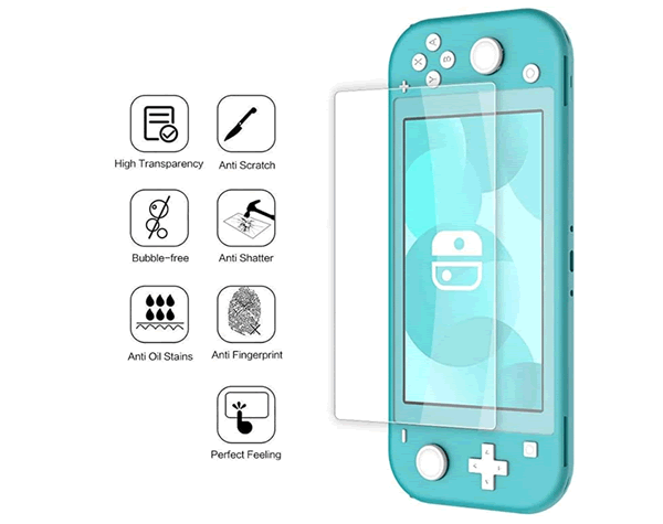 2 pack protector cristal templado para Nintendo® Switch Lite