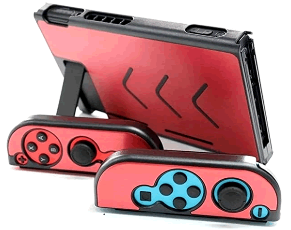 Protector aluminio Nintendo® Switch en rojo